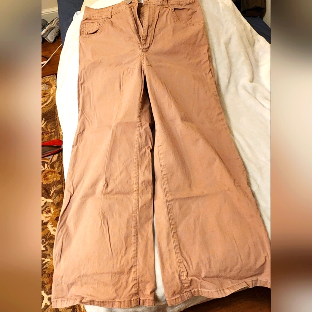 The Reset Cropped Twill Wide Leg Jeans